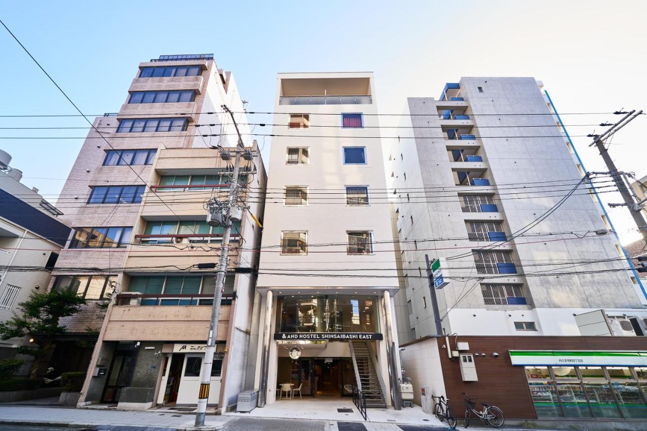 &And Hostel Shinsaibashi East 大阪市 エクステリア 写真